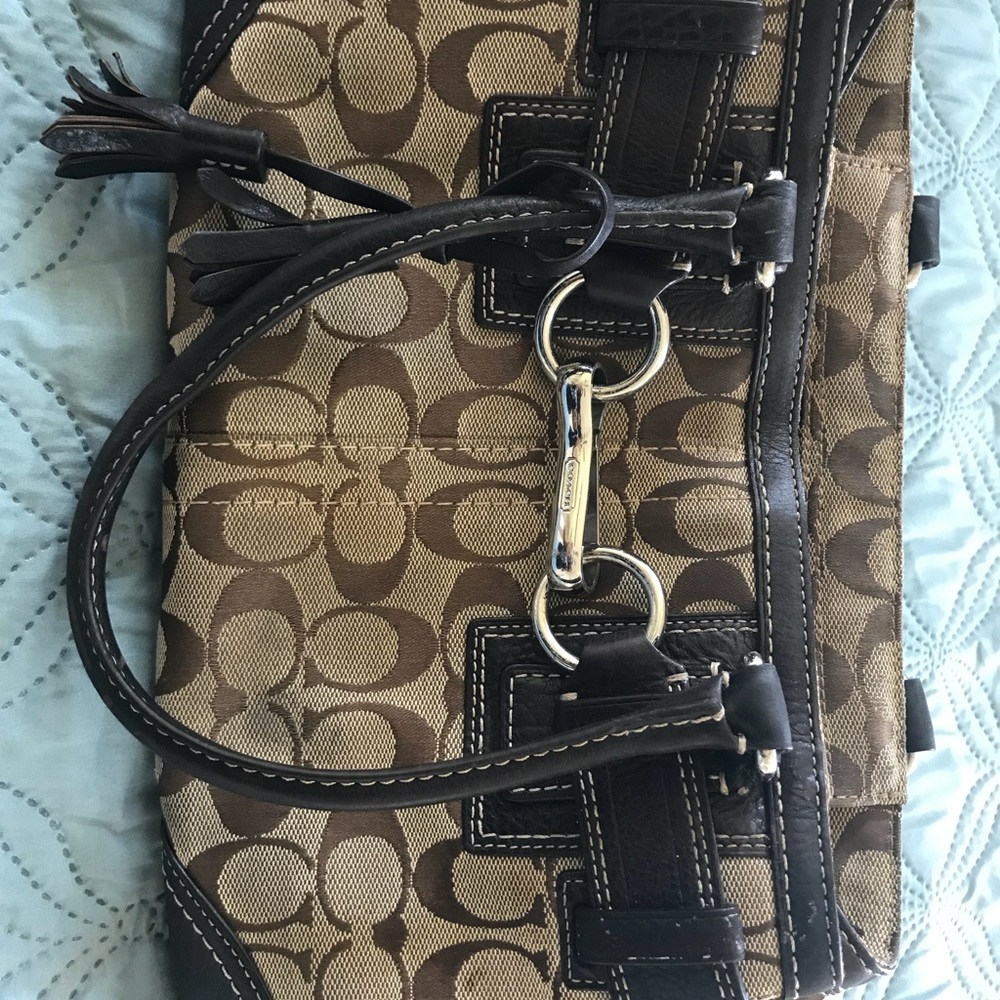 Coach brown purse